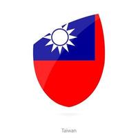 bandera de taiwán. vector