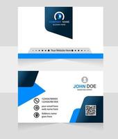 Creative modern business card template. luxury business presentation card. Professional Corporate Business Card Template design. vector