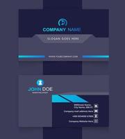 Creative modern business card template. luxury business presentation card. Professional Corporate Business Card Template design. vector