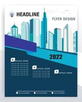 Creative Modern Flyer. Annual Report, Creative Portfolio, A4 minimal flyer, Business Brochure template. vector
