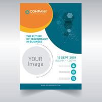 Creative Modern Flyer. Annual Report, Creative Portfolio, A4 minimal flyer, Business Brochure template. vector