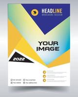 Creative Modern Flyer. Annual Report, Creative Portfolio, A4 minimal flyer, Business Brochure template. vector