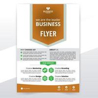 Creative Modern Flyer. Annual Report, Creative Portfolio, A4 minimal flyer, Business Brochure template. vector