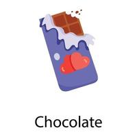 Trendy Chocolate Concepts vector