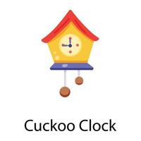 Trendy Cuckoo Clock vector