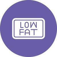 Healthy Fat Glyph Circle Background Icon vector