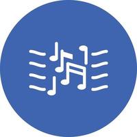 Composing Glyph Circle Background Icon vector