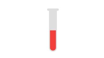test tube scene icon of nice animated  for your medicine pack videos easy to use with Transparent Background . HD Video Motion Graphic Animation Free Video