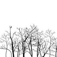 conjunto de árboles. ilustración vectorial vector