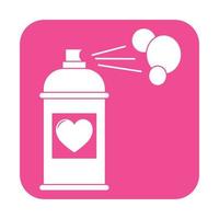 Simple illustration of heart icon for St. Valentines Day vector