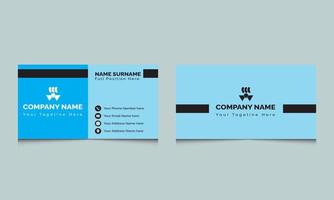 Professional Business Card Template Vector minimalist business card Layout