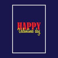 Happy valentines day typography tshirt quotes design vector