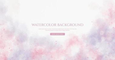 Abstract horizontal watercolor background. Neutral light colored empty space background illustration vector