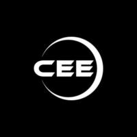 diseño del logotipo de la letra cee en la ilustración. logotipo vectorial, diseños de caligrafía para logotipo, afiche, invitación, etc. vector