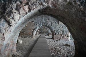 Historic Shipyard in Alanya Town in Antalya, Turkiye photo