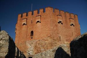 Red Tower in Alanya Town, Antalya, Turkiye photo