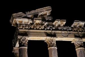 Temple of Apollo in Side Ancient City in Antalya, Turkiye photo