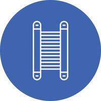 Trellis Line Circle Background Icon vector