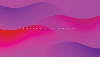 Abstract Colorful Gradient Shapes Background. Liquid, Fluid Color Background Design. Vector Illustration