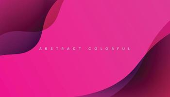 Abstract Colorful Gradient Shapes Background. Liquid, Fluid Color Background Design. Vector Illustration