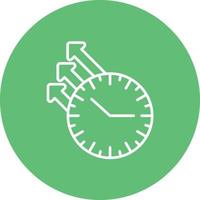 Detection of Regularities Line Circle Background Icon vector