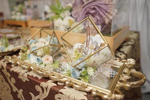 Bride and Groom Gifts for a Traditional Wedding Ceremony in Indonesia photo