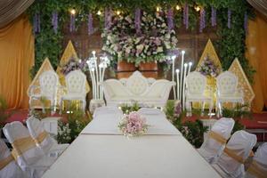 Decoration Arrangement for a Traditional Wedding Ceremony photo