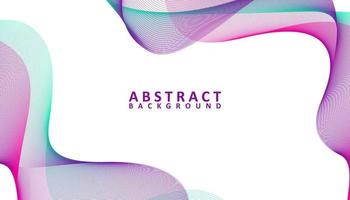 Creative abstract gradient waves background vector