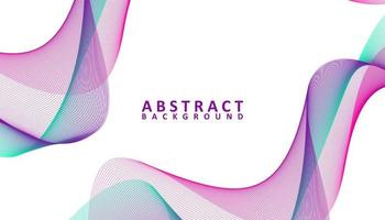 Creative abstract gradient waves background vector