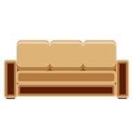 muebles para el hogar doméstico ilustración vectorial aislado sobre fondo blanco vector