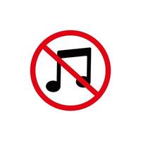 No bottle sign icon vector