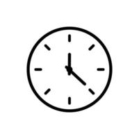 Clock vector icon