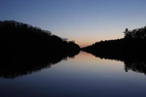 Sunset Over Water photo