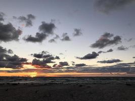Sunset Over Water photo