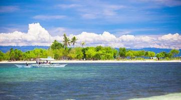 Tropical perfect island Puntod in Philippines photo