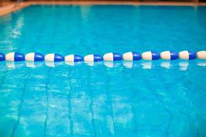 Blue open air swimming pool photo