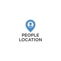 location people logo design template vector