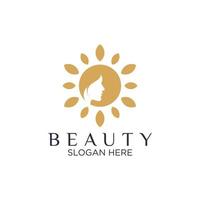 diseño de logotipo de belleza vector