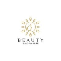 Beauty logo design vector