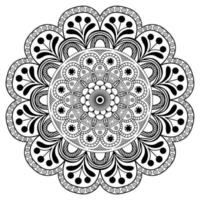 patrón floral elegante, mandala ornamental de lujo, fondo árabe realista, concepto de mandala árabe tradicional. yoga, lujo, arabesco, real, islámico, mandala, fondo, indio, turcos. vector