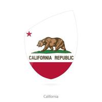 bandera de california. vector