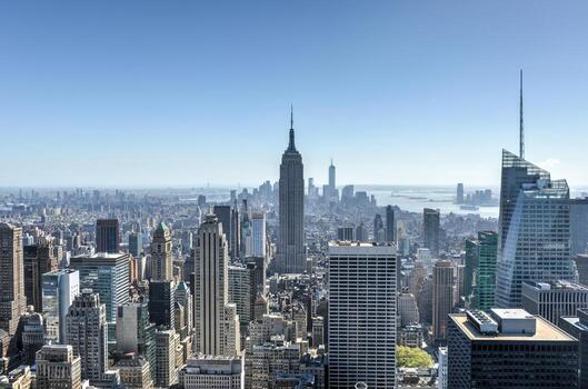 horizonte de la ciudad de nueva york foto