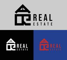 real estate logos. creative logo for property, real estate, corporate identity, etc. vector