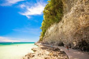 Exotic stunning sea views on the island of Boracay photo