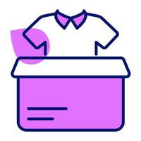 Clothes delivery vector design in modern style, easy to use icon