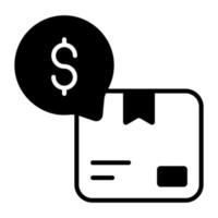 Cash on delivery vector icon in editable style, premium design