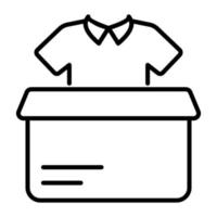 Clothes delivery vector design in modern style, easy to use icon