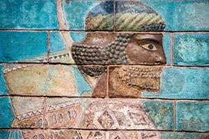 bajorrelieve de la antigua babilonia y asiria foto