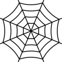 Spider Cob web Vector in Black Color