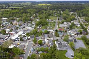 St. Michaels Maryland chespeake bay aerial view panorama photo